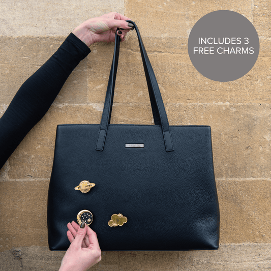 GIGI LARGE TOTE - MIDNIGHT BLACK