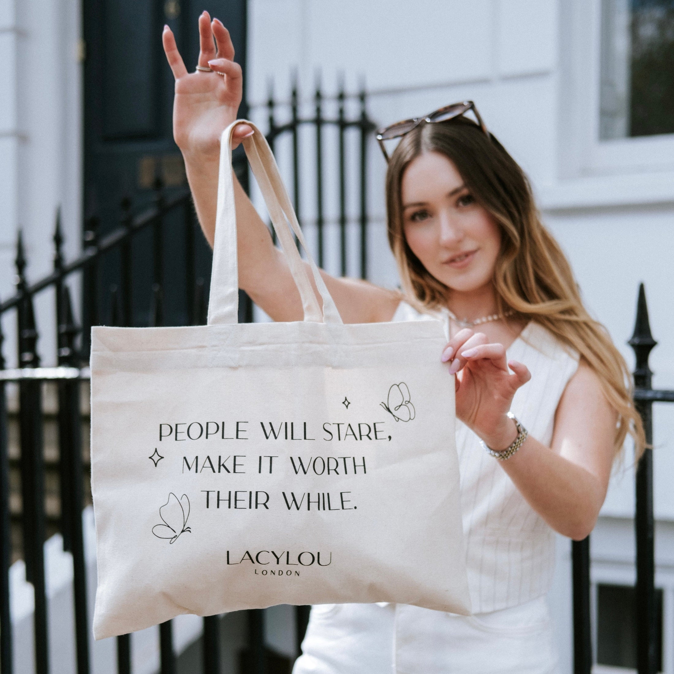 CANVAS SHOPPER TOTE